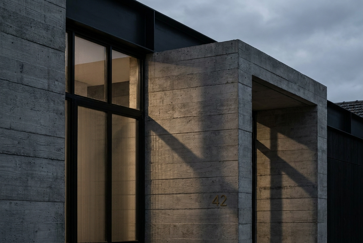 Premium architectural residential property detail.